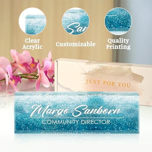 Personalized Name Plate for Office Desk Decor, Custom Gifts for Boss, Manager, Teacher, Nurse, Doctor, Lawyer, Employee Appreciation - Image 6