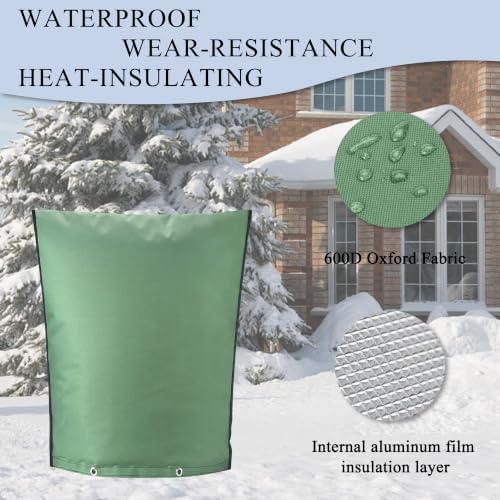 16"Wx20"H Backflow Preventer Insulation Cover, Sprinkler Covers for Outside - Image 3