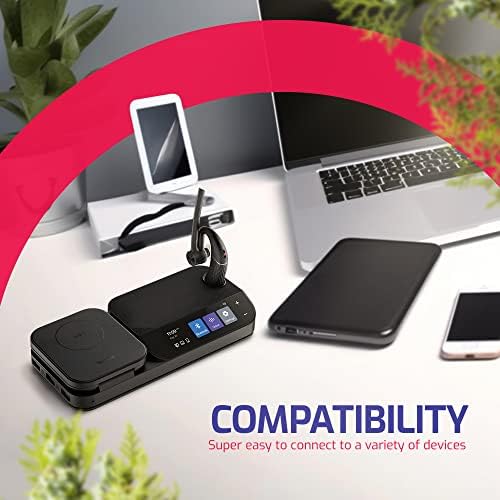 Yealink BH71 Workstation Speaker and Wireless Bluetooth Headset BH71 (1208653) - Teams Certified Deskphone, PC/Mac, Works with Zoom, RingCentral, 8x8, Vonage Gold Support Plan Included - Image 5
