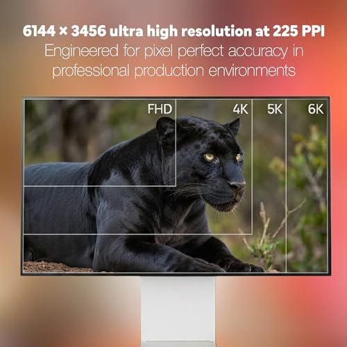 LG UltraFine evo 32U990A-S 32" 6K (6144×3456) Nano IPS Black Professional Monitor | 60Hz, DisplayHDR 600, Thunderbolt 5, HDMI 2.1, DisplayPort 2.1, USB-C, Built-In Speakers & Adjustable Stand - Bundle - Image 5
