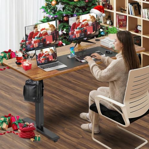 farexon 63x24In Electric Standing Desk Adjustable Height with Mouse Pad - Image 4