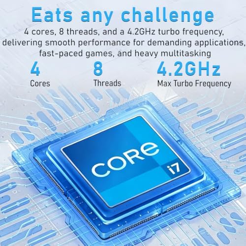 suevery 27Inch Curved All-in-One PC Core I7 Desktop Computer - Image 2