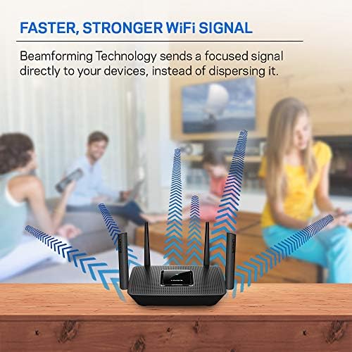 Linksys Mesh Wifi 5 Router, Tri-Band, 2,000 Sq. ft Coverage, Supports Guest WiFi, Parent Control, 20+ Devices, Speeds up to (AC2200) 2.2Gbps - MR8300 - Image 5