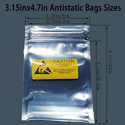 CPU Protective Thicken Plastic Clamshell Case Trays Suitable for Intel 775/1155/1151/1150/1156 with 10pcs Antistatic Bags and Labels (10pcs Intel CPU Case) - Image 3