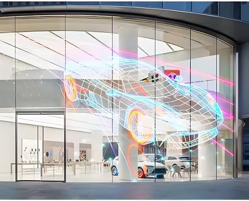 Self-Adhesive LED Flexible Transparent Film Screen for Retail Windows, Storefronts, Glass Doors and Many More for Digital Advertising | Sunlight-Readable Display (P16, 1 Pack Without TB20 Box) - Image 5