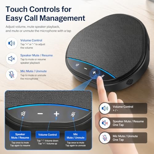 Conference Speaker and Microphone for Desktop PC Computer Laptop - Image 5