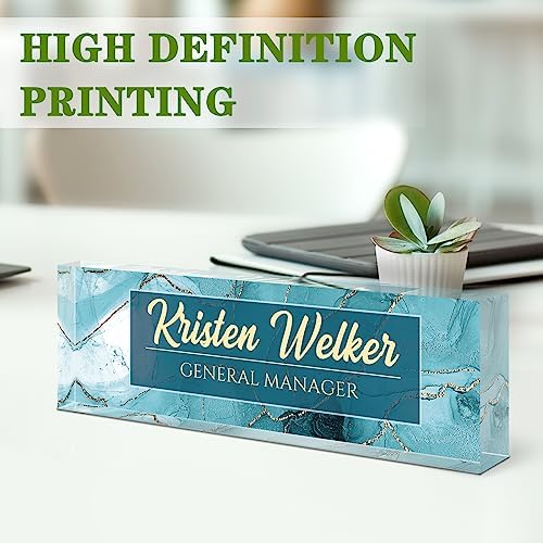 Name Plate for Desk, Desk Name Plate Personalized, Office Decor for Women - Image 3