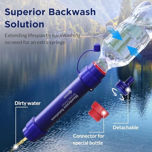 Membrane Solutions 1 Gal Gravity Water Filter, Lightweight Camping Purifier - Image 5