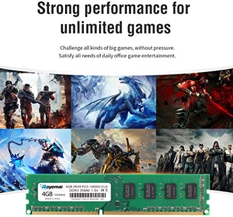 PC3-10600U 8GB Kit (2X4GB) DDR3 10600 1333MHz PC3-10600 4GB 2Rx8 240-pin Dimm CL9 1.5V Desktop RAM Memory Module - Image 6