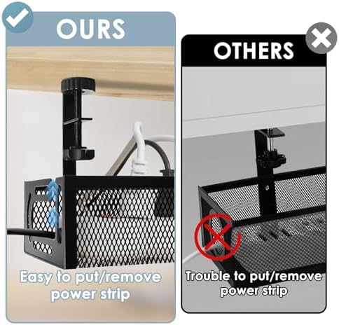 Cable Management Under Desk, Under Desk Cable Management Tray - Image 5