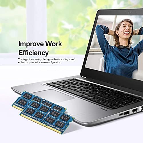 Rasalas DDR3 16GB Kit (2x8GB) DDR3 1600MHz PC3L-12800 16GB DDR3 Non ECC Unbuffered 1.35V CL11 2Rx8 Dual Rank SODIMM Laptop Memory Ram - Image 2