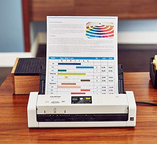 Brother Wireless Document Scanner, ADS-1700W, Fast Scan Speeds, Easy-to-Use, Ideal for Home, Home Office or On-the-Go Professionals (ADS1700W), white - Image 2