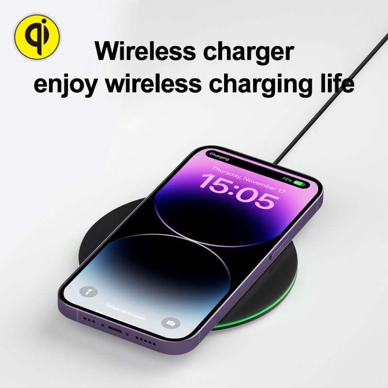 External Type-C Wireless Charging Receiver Compatible for Samsung Galaxy A13 A23 A33 A53 A73 5G with Charger PAD - Image 3