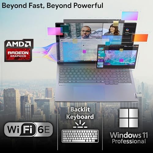 Lenovo ThinkBook 16 Gen 7 AMD Ryzen 7 7735HS, 64GB DDR5 RAM, 2TB SSD - Image 3