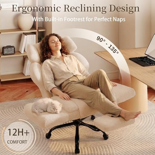 Big and Tall Office Chair with Flip Arms, Extra Wide Seat for Pets Sitting - Image 6