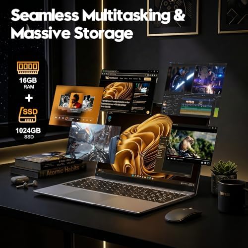 2026 15.6" FHD Business Laptop with Office 365, 16GB RAM 1TB SSD - Image 3