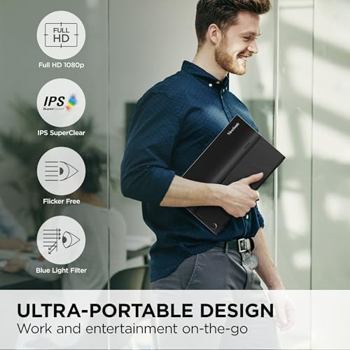 ViewSonic VA1655 16 Inch 1080p Portable Monitor, FHD IPS External Screen - Image 2