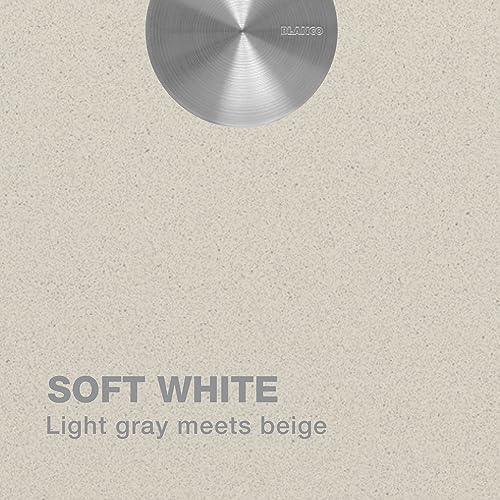 BLANCO Inteos SILGRANIT 30" Single Bowl Workstation Kitchen Sink Soft White - Image 6