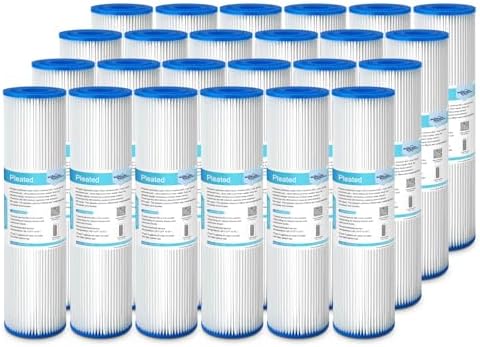 Membrane Solutions 20 Micron 10"x2.5" Pleated Sediment Water Filter by MembraneSolutions