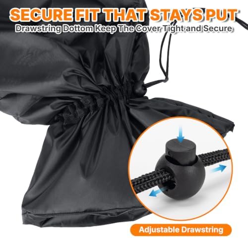 Extended Outdoor Faucet Cover, 34.65" H x 13.78" W, Thick Insulated Sprinkler Freeze Protector with Reflective Strips for RV Hydrant, Garden Spigot & Yard Faucet - Image 2