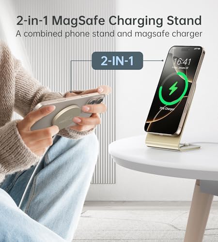 Magnetic Wireless Charger Stand + Charging Pad for iPhone Duo/18-12 Series - Image 2