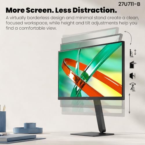 LG Ultrafine U7 27" UHD 4K IPS Monitors 27U711-B | 3-Pack Bundle + More | - Image 7