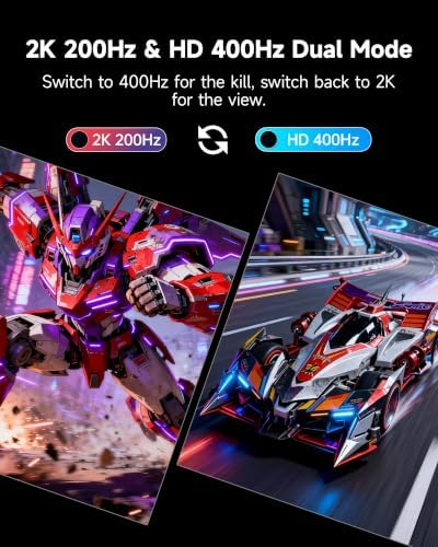 KTC H27S5 27 Inch Curved Gaming Monitor, QHD 2K 200Hz / HD 400Hz Dual Mode - Image 3