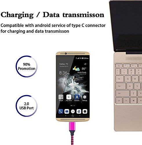 6FT Cable Fast Charging Cord Phone Charger for Samsung Galaxy S25 Ultra - Image 4