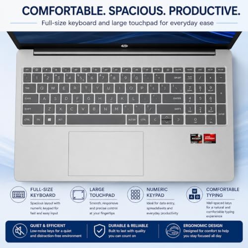 HP 15.6" FHD Gold Business Laptop, 2026 Edition, AMD Ryzen 7 7730U (Beats Intel Core i7-1255U), 24GB RAM, 1TB SSD, Wi-Fi 6, HDMI, Numeric Keypad, Windows 11 - Image 6
