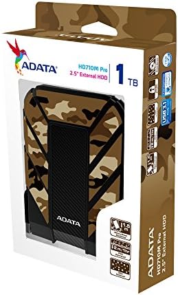 ADATA HD710M Pro 1TB USB 3.2 Rugged Waterproof/Dustproof/Shockproof External Hard Drive AHD710MP-1TU31-CC (Camouflage) - Image 6