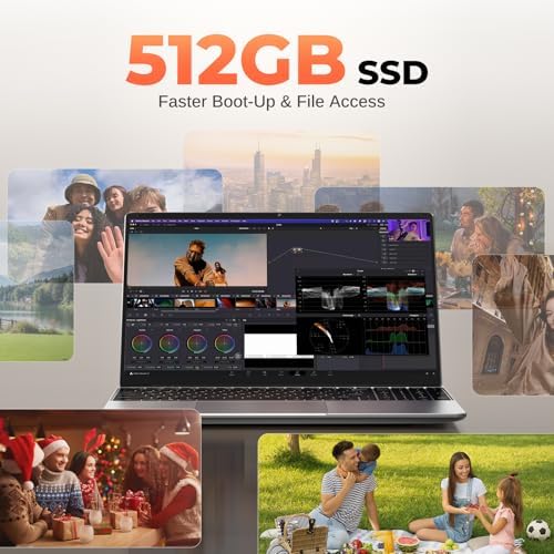2026 Windows 11 Pro Traditional Laptop Computer, 16GB RAM 512GB SSD for Business Student School College, 15.6" FHD IPS Display, Lightweight Portable, 4H Battery, 3.5 lbs - Image 3