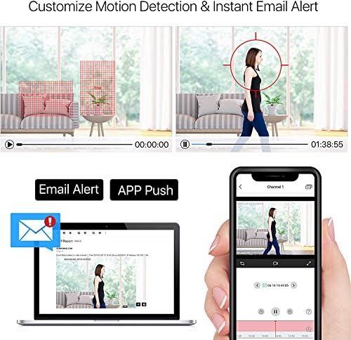 ZOSI 1080P 8 CH 4-in-1 DVR HD TVI CCTV DVR Security System Network Motion Detection H.265+ 8CH Digital Video Recorder 1TB Hard Drive for 720P,1080P Security Camera System (Renewed) - Image 6
