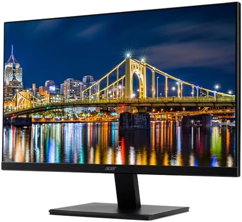 Acer Vero V7 V277 E BIP 27 inch 1080P Full HD 100 Hz 4 ms Backlit Widescreen LCD Monitor, 2-Pack Bundle with Eye Care, VGA, HDMI, DisplayPort, Desk Mount Dual Monitor Stand - Image 3