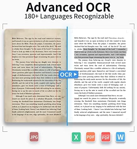 CZUR Shine Ultra Smart Portable Document Scanner, Thin Book Scanner - Image 3