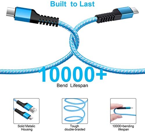 Samsung S26 Type C Cable Fast Charging Cord 2 Pack 3.3Ft USB A to C Cables - Image 5