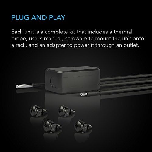 AC Infinity CLOUDPLATE T2, Rack Mount Fan 1U, Top Exhaust Airflow - Image 5