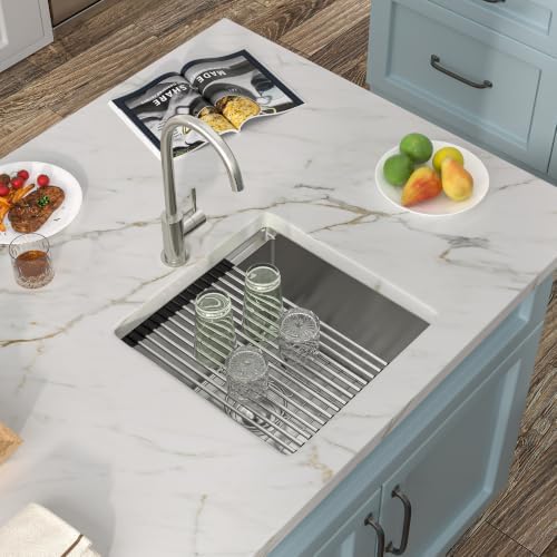 17"x17" Bar Prep Sink Undermount Workstation - Image 3