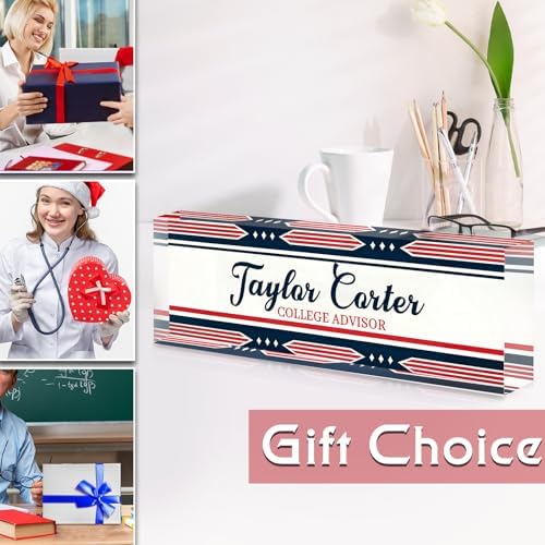 Custom Name Plate for Desk, Acrylic Desk Name Plate Personalized, Employee Appreciation Gifts, Office Desk Accessories for Woman Teacher Nurse, Coworker Gifts for Manager Assistant - Image 6