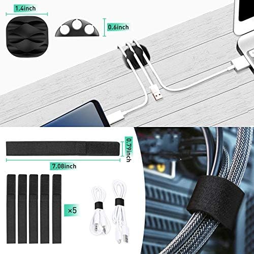 ENONCI Cable Raceway 77in Wire Covers Under Desk Cable Management 5-Pack - Image 4