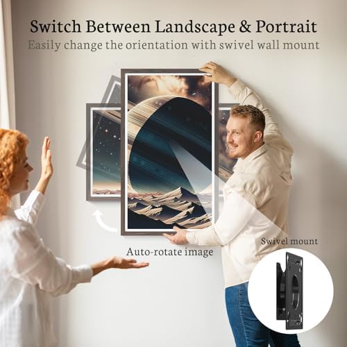BSIMB 32" Digital Picture Frame, Anti-Glare Screen, Dual-Band Wi‑Fi, 64GB - Image 5