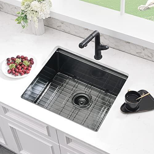 21 Inch Black Undermount Bar Sink - Image 4