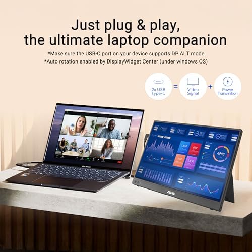 ASUS ZenScreen MB16NCG 15.6 Inch 155Hz,16:10 USB-C Portable Monitor - Image 3