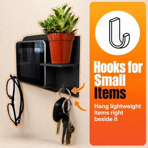 SplashNColor Wall Mount for Honeywell T5 Smart Thermostat – No-Drill Snap-On Bracket with Built-in Shelf | Easy Installation | Keeps Wires Hidden | Clean Modern Look for Home Climate - Image 5
