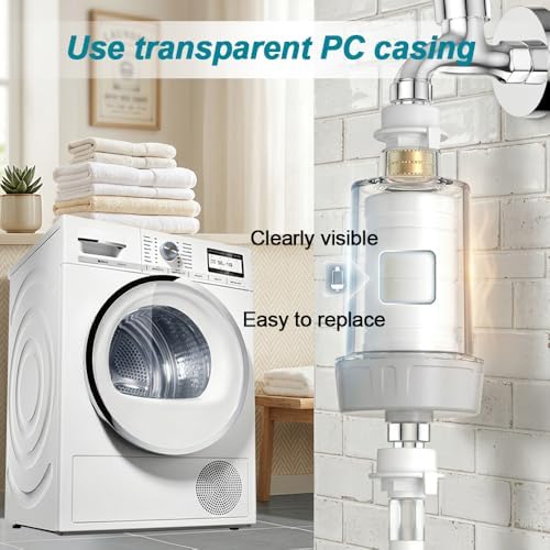 Inline Washer Water Filter,1/2 Inch Washing Machine Sediment Filter - Image 6