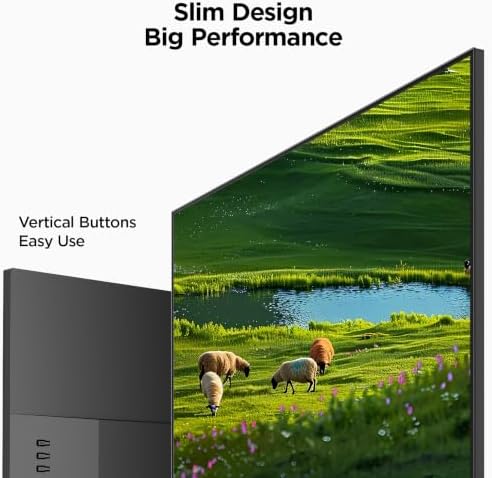KOORUI 24-inch Computer Monitor FHD 100Hz VA HDMI/VGA, Audio Out - Image 2