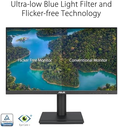 ASUS VA24DQFS 24 Inch 1080P Computer Monitor, USB Docking, TAA Compliant - Image 4