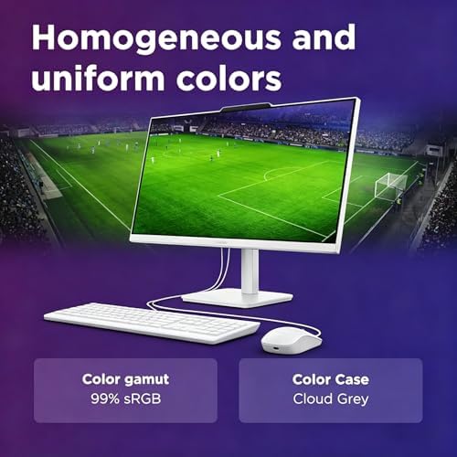 Lenovo 24" FHD All-in-One Desktop Computer - 32GB RAM - 2TB SSD - Intel 13th 8 Cores i3 CPU (Beat 11th i5) - Keyboard and Mouse - Windows 11 - Office 365 for The Web - Image 5