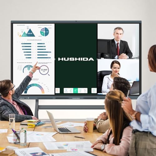 65″ Smart Board, 4K UHD Interactive Whiteboard with Android 16 System and 48MP Camera, All in One Digital Whiteboard for Home, Classroom and Business (Wall Mount Included) - Image 4