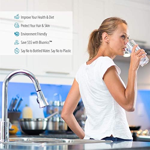Bluonics 55w Whole House Water Filter System, Well and City Water, 4-Stage uv Treatment, Triple 10 x 4.5 Sediment Carbon Filters, 40 Micron pre-Filter, Extra Filter Set, uv Bulb, 12 gpm - Image 5
