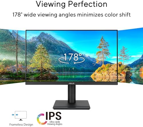 ASUS VA279QGS 27 Inch 1080P 120Hz Computer Monitor, USB Docking, Ergonomic - Image 2